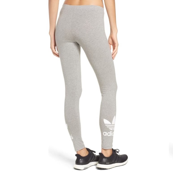 Adidas Grey Leggings - Picture 1 of 7